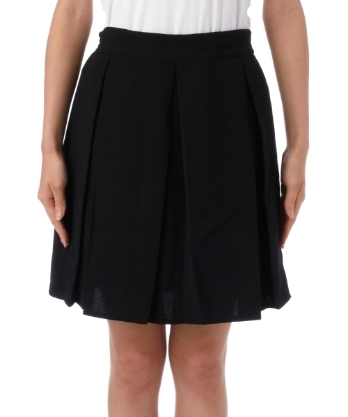 THE EMPORIUM(ジエンポリアム)の「タックプリーツスカート(スカート・レディース・ブラック/グリーン/レッド/ブルー・38/40)」の1枚目の写真