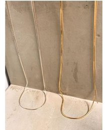 S925シンプルチェーンネックレス(幅1mm)