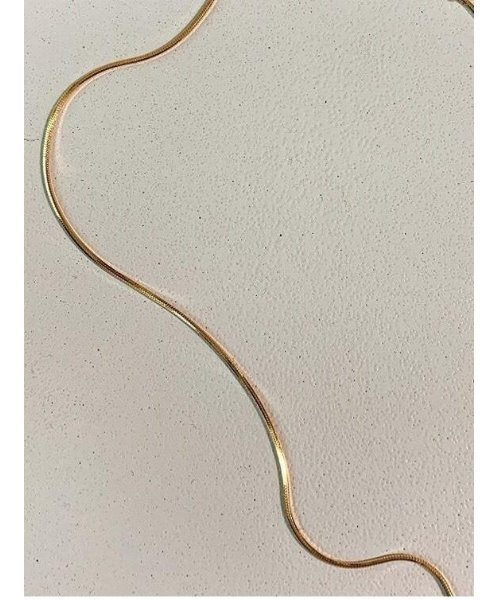 mou（モウ）の「S925シンプルチェーンネックレス（幅1mm）（ネックレス・レディース・シルバー/ゴールド・FREE）」の10枚目の写真