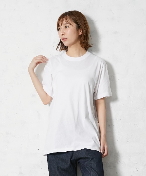 United Athle（ユナイテッドアスレ）の「【United Athle/ユナイテッドアスレ】Tシャツ 　無地　ユニセックス クルーネック（Tシャツ/カットソー・メンズ・ホワイト/ブラック・SMALL/MEDIUM/LARGE/X-LARGE/XX-LARGE）」の6枚目の写真