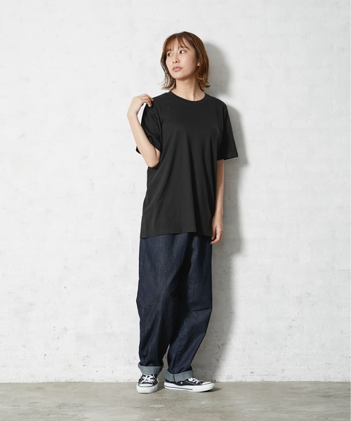 United Athle（ユナイテッドアスレ）の「【United Athle/ユナイテッドアスレ】Tシャツ 　無地　ユニセックス クルーネック（Tシャツ/カットソー・メンズ・ホワイト/ブラック・SMALL/MEDIUM/LARGE/X-LARGE/XX-LARGE）」の22枚目の写真