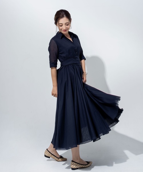 オードリールックエアリーワンピース・長袖｜JENNE(ジェンヌ)公式通販