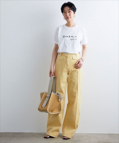 agnes b.(アニエスベー)の「【agnes b. pour ADAM ET ROPE'】T-SHIRTS SERIGRAPHIE(Tシャツ/カットソー・メンズ・ホワイト/ブラック・XL/L)」の18枚目の写真
