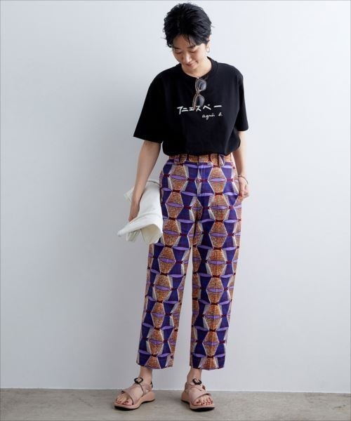 agnes b.(アニエスベー)の「【agnes b. pour ADAM ET ROPE'】T-SHIRTS SERIGRAPHIE(Tシャツ/カットソー・メンズ・ホワイト/ブラック・XL/L)」の19枚目の写真