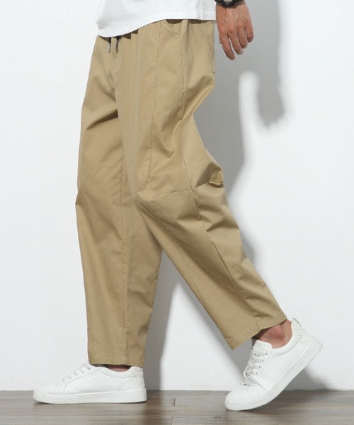 MGV(エムジーヴィー)の「スモーキートーンテーパードシルエットイージーパンツ(その他パンツ・メンズ・モカ/ナチュラル/グリーン/ブラック/グレー/ライトパープル/グレイッシュブルー/ブラック×ホワイト/アイボリー/キャメル/ワイン/テラコッタ/ブラウン/ベージュ/グレー×ホワイト・LARGE/MEDIUM)」の17枚目の写真