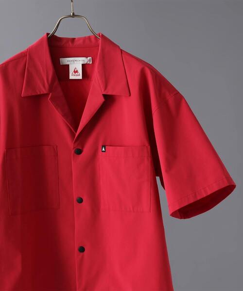 【セール】le coq sportifコラボショートスリーブコーチジャケット（シャツ/ブラウス）｜le coq sportif（ルコックスポルティフ） 5,377円