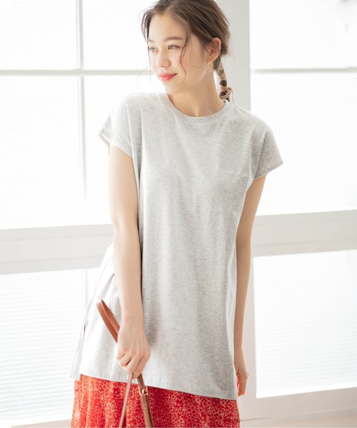 Heather(ヘザー)の「ホログラムプリントチュニックT 891617(Tシャツ/カットソー・レディース・ホワイト/グレー/ブラック・FREE)」の3枚目の写真