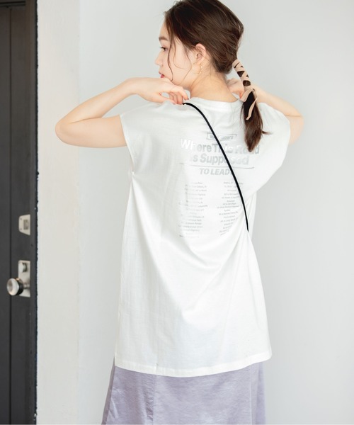 Heather(ヘザー)の「ホログラムプリントチュニックT 891617(Tシャツ/カットソー・レディース・ホワイト/グレー/ブラック・FREE)」の13枚目の写真