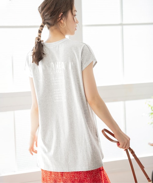 Heather(ヘザー)の「ホログラムプリントチュニックT 891617(Tシャツ/カットソー・レディース・ホワイト/グレー/ブラック・FREE)」の10枚目の写真