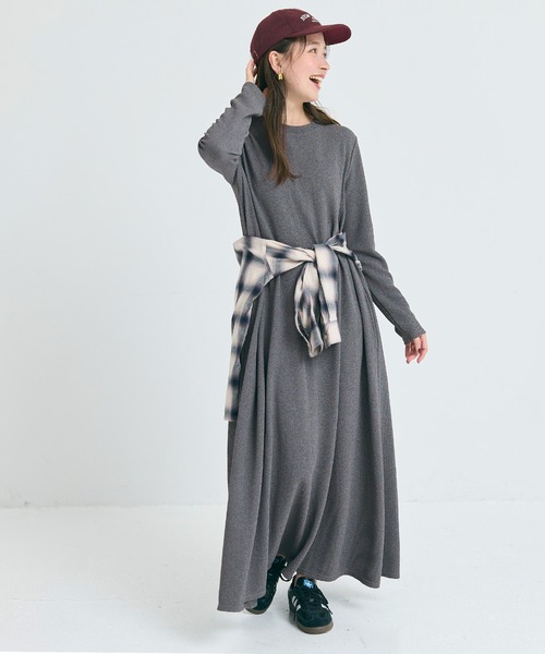 高級ライン【ブリーフィング】2024年　ワンピース　エンボス加工　ロゴ総柄　M 高級ライン【ブリーフィング】2024年 ワンピース エンボス加工