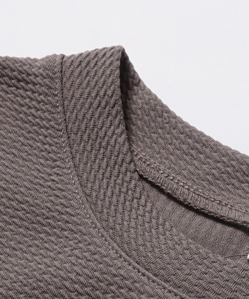 エンボス加工Aラインフレアワンピース（ワンピース）｜coca