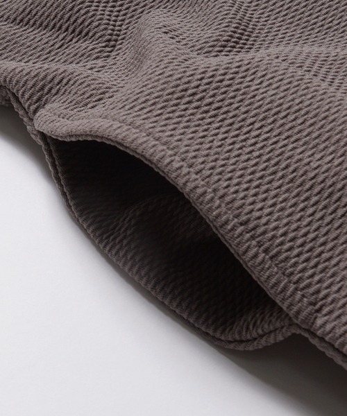 coca(coca)(コカ)の「\WEB限定カラーネイビが登場/エンボス加工Aラインフレアワンピース(ワンピース・レディース・ブラック/ダークベージュ/チャコールグレー/カーキ/グレー/ネイビー・ONE SIZE/L/M)」の12枚目の写真