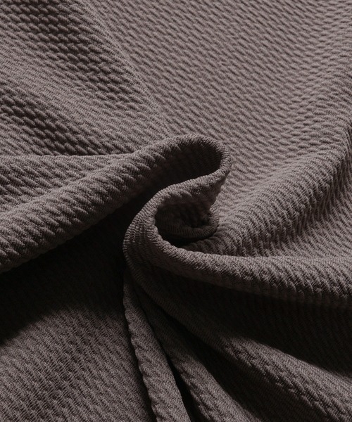 coca(coca)(コカ)の「\WEB限定カラーネイビが登場/エンボス加工Aラインフレアワンピース(ワンピース・レディース・ブラック/ダークベージュ/チャコールグレー/カーキ/グレー/ネイビー・ONE SIZE/L/M)」の13枚目の写真