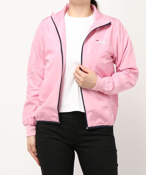 セール Fila フィラ レディースタフタ 裏トリコットスタンドジャケット スポーティー アウター その他アウター Fila フィラ のファッション通販 Zozotown