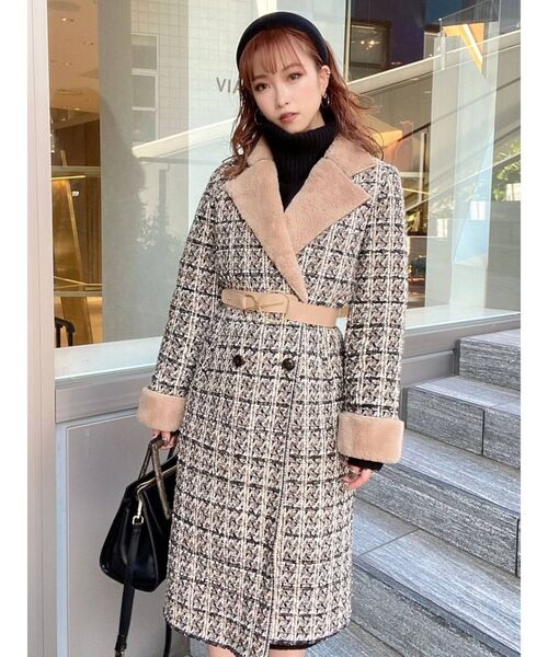 RESEXXY（リゼクシー）の「ダブルサークルベルト（ベルト・レディース・ブラック/ベージュ/オフホワイト・FREE）」の4枚目の写真