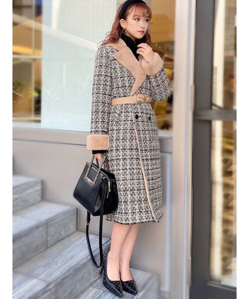 RESEXXY（リゼクシー）の「ダブルサークルベルト（ベルト・レディース・ブラック/ベージュ/オフホワイト・FREE）」の6枚目の写真