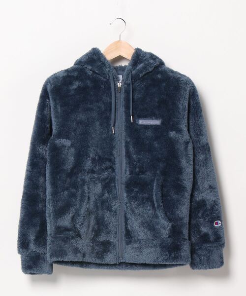 Champion(チャンピオン)の「チャンピオンシェルパフーディブルゾン(ブルゾン・レディース・ブラック/ブルー系その他/チャコール/オリーブ/オフホワイト/ベージュ・FREE/XL/L)」の6枚目の写真