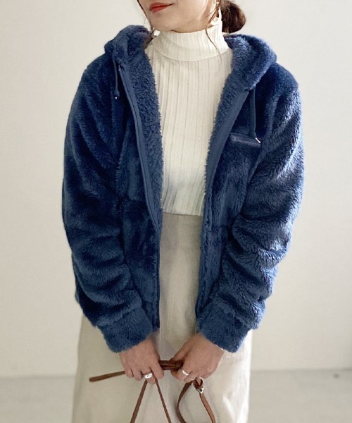 Champion(チャンピオン)の「チャンピオンシェルパフーディブルゾン(ブルゾン・レディース・ブラック/ブルー系その他/チャコール/オリーブ/オフホワイト/ベージュ・FREE/XL/L)」の13枚目の写真