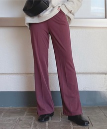 WEGO | WEGO/ポンチスリットフレアパンツ(スラックス)