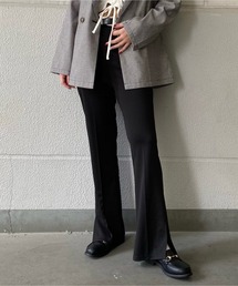 WEGO | WEGO/ポンチスリットフレアパンツ(スラックス)