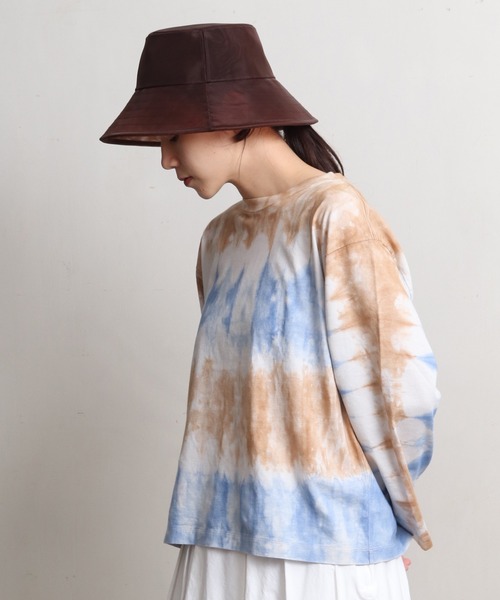 note et silence (ノートエシロンス)の「ナイロンメッシュ バケットハット(ハット・レディース・ブラック/ブラウン・FREE)」の8枚目の写真