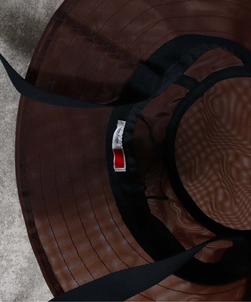 note et silence (ノートエシロンス)の「ナイロンメッシュ バケットハット(ハット・レディース・ブラック/ブラウン・FREE)」の16枚目の写真