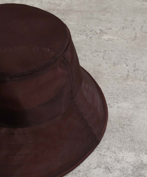 note et silence (ノートエシロンス)の「ナイロンメッシュ バケットハット(ハット・レディース・ブラック/ブラウン・FREE)」の18枚目の写真