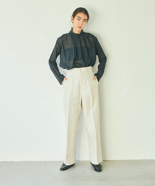 LANDWARDS - 【新品】Liyoca ベトナム刺繍ブラウス  LANDWARDS セール】【Liyoca】ベトナムハンド刺繍シアーブラウス（シャツ