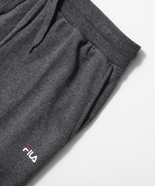 【セール】【FILA/フィラ】WEB限定 別注 ワンポイント ロゴ刺繍 ワンマイルウェア セットアップ スウェット ビッグシルエット トレーナー&ジョガーパンツ 裏毛（ルームウェア/パジャマ）｜FILA（フィラ）