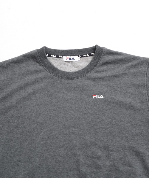 【セール】【FILA/フィラ】WEB限定 別注 ワンポイント ロゴ刺繍 ワンマイルウェア セットアップ スウェット ビッグシルエット トレーナー&ジョガーパンツ 裏毛（ルームウェア/パジャマ）｜FILA（フィラ）