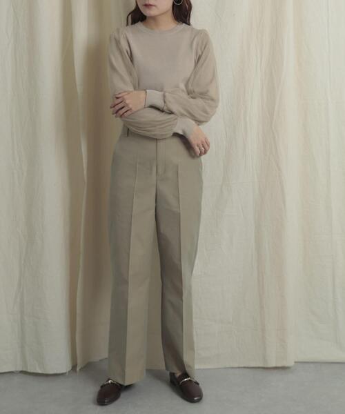 セール ボリュームスリーブドッキングトップ ニット セーター Sense Of Place By Urban Research センスオブプレイスバイアーバンリサーチ のファッション通販 Zozotown