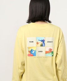 MARUKAWA（マルカワ）の「Tom&Jerry /トム＆ジェリー ARTEXコラボ バックプリントロンＴ/ユニセックス（Tシャツ/カットソー・メンズ）」