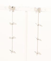 TITTY&CO.（ティティーアンドコー）の「バタフライロングピアス（ピアス（両耳用）・レディース）」