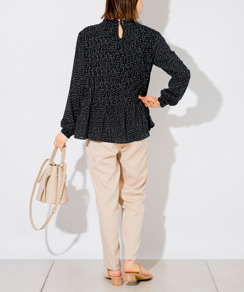 prose verse（プロズヴェール）の「T/PUセンタープレスパンツ（その他パンツ・レディース・ミント/イエロー/グレイッシュベージュ/ブラック/ブラウン/パープル・ﾌﾘ-）」の20枚目の写真