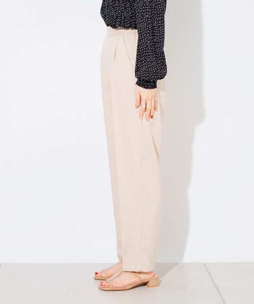 prose verse（プロズヴェール）の「T/PUセンタープレスパンツ（その他パンツ・レディース・ミント/イエロー/グレイッシュベージュ/ブラック/ブラウン/パープル・ﾌﾘ-）」の13枚目の写真