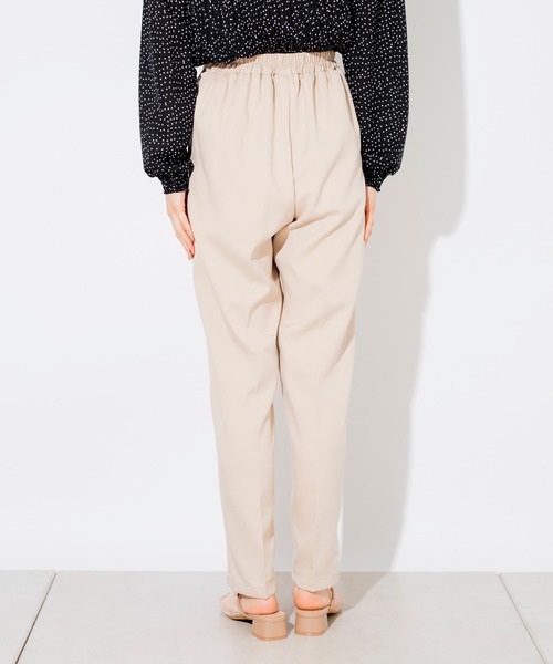 prose verse（プロズヴェール）の「T/PUセンタープレスパンツ（その他パンツ・レディース・ミント/イエロー/グレイッシュベージュ/ブラック/ブラウン/パープル・ﾌﾘ-）」の12枚目の写真