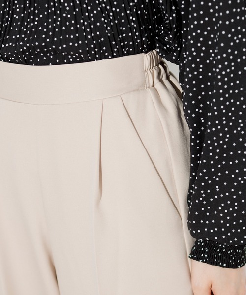 prose verse（プロズヴェール）の「T/PUセンタープレスパンツ（その他パンツ・レディース・ミント/イエロー/グレイッシュベージュ/ブラック/ブラウン/パープル・ﾌﾘ-）」の11枚目の写真