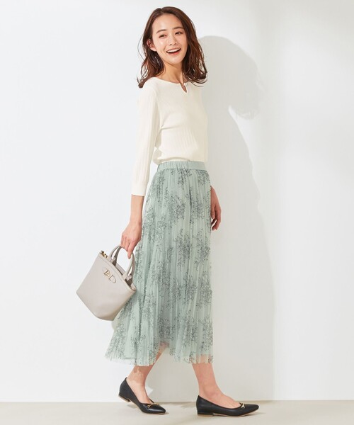 ANY SIS（エニィスィス）の「【洗える】2WAYレーシリバーシブル スカート Ⅱ（スカート・レディース・ライトグリーン系/アイボリー系・1/3/2）」の11枚目の写真