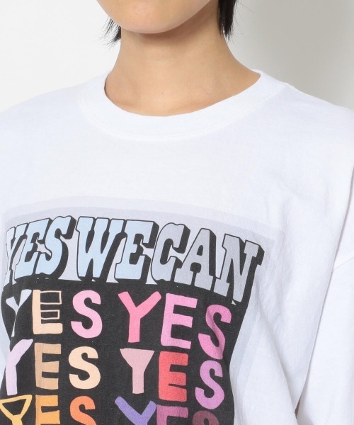 FUNG（ファング）の「FUNG/ファング　Basic L/S Tee yes（Tシャツ/カットソー・レディース・ホワイト・LARGE）」の4枚目の写真