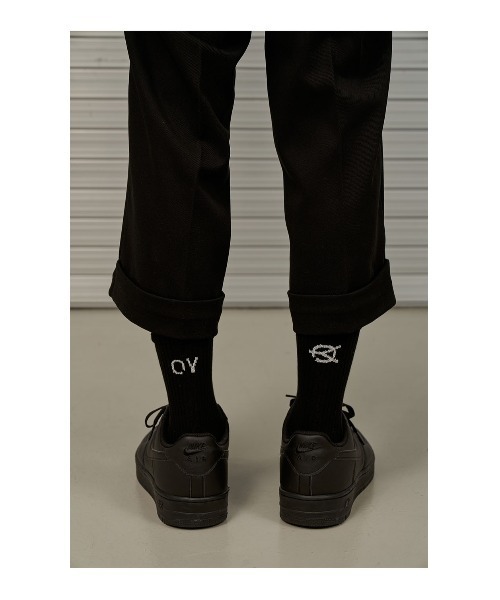 OY(オーワイ)の「『OY/オーワイ』BACK LOGO SOCKS/バックロゴ ソックス 靴下(ソックス/靴下・メンズ・ホワイト/ブラック・FREE)」の6枚目の写真