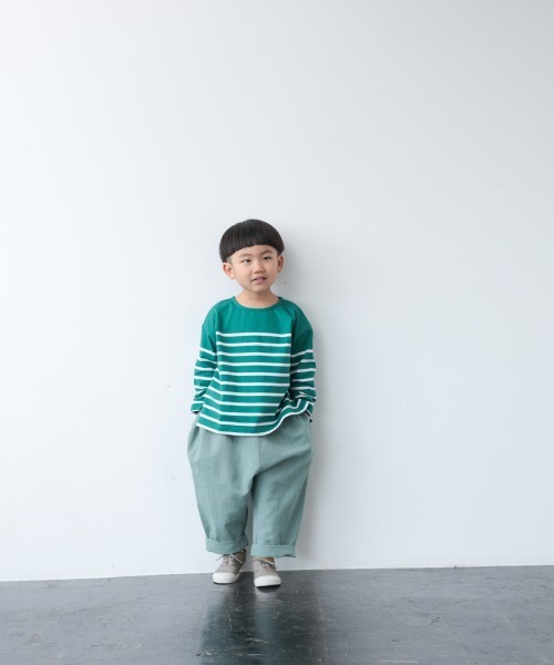 LOWRYS FARM（ローリーズファーム）の「メンアサワイドテーパードパンツ　936647（その他パンツ・キッズ・ブラック/オレンジ/グリーン/ドット・110/120/130）」の5枚目の写真