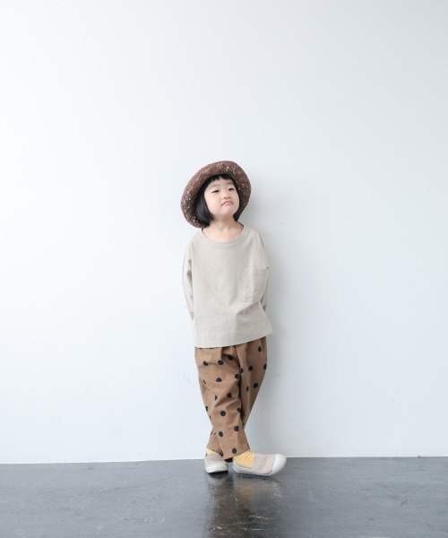 LOWRYS FARM（ローリーズファーム）の「メンアサワイドテーパードパンツ　936647（その他パンツ・キッズ・ブラック/オレンジ/グリーン/ドット・110/120/130）」の17枚目の写真