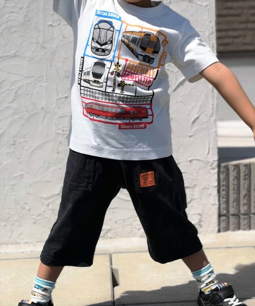 LB CLUB(エルビークラブ)の「天竺6分丈パンツ(その他パンツ・キッズ・グリーン/ピンク/ネイビー/ブルー/ブラック・80/90/100/130/110/120)」の8枚目の写真