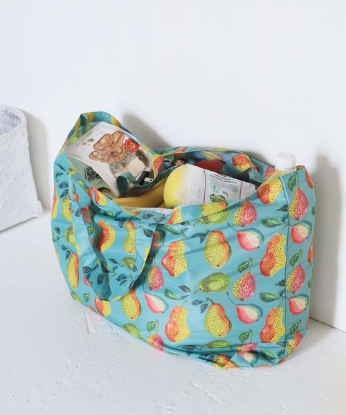 Nathalie Lete(ナタリーレテ)の「Nathalie Lete/Pocketable Eco Bag(エコバッグ/サブバッグ・レディース・グリーン系/ホワイト系/ピンク系2/ピンク系/パープル系/イエロー系/グリーン系2/グレー系/ブラック系/ブラック系2・FREE)」の7枚目の写真