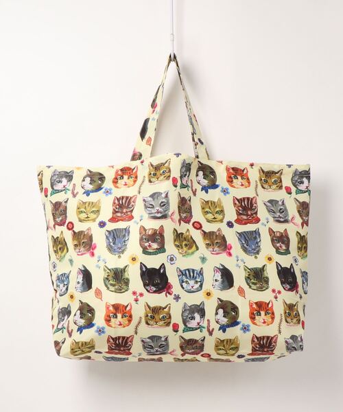 Nathalie Lete(ナタリーレテ)の「Nathalie Lete/Pocketable Eco Bag(エコバッグ/サブバッグ・レディース・グリーン系/ホワイト系/ピンク系2/ピンク系/パープル系/イエロー系/グリーン系2/グレー系/ブラック系/ブラック系2・FREE)」の19枚目の写真