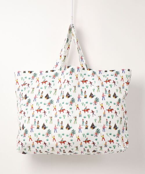 Nathalie Lete(ナタリーレテ)の「Nathalie Lete/Pocketable Eco Bag(エコバッグ/サブバッグ・レディース・グリーン系/ホワイト系/ピンク系2/ピンク系/パープル系/イエロー系/グリーン系2/グレー系/ブラック系/ブラック系2・FREE)」の22枚目の写真