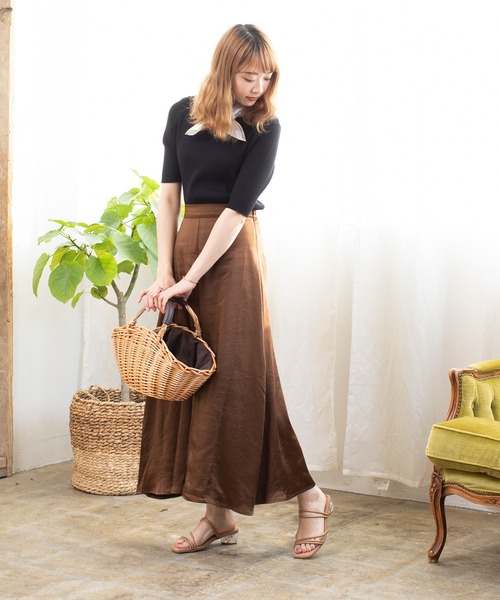 menue（メヌエ）の「スクエアトゥ5連ストラップクリアヒールサンダル（サンダル・レディース・ライトグリーン/ベージュ系その他/ブラック/ホワイト/ゴールド/ブラウン系その他/ラベンダー・L/XS/XXS/LL/3L/S/M）」の20枚目の写真