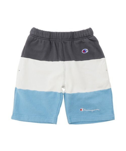 Champion（チャンピオン）の「【Champion/チャンピオン】キッズ キャンパス スウェットショーツ（スウェットパンツ・キッズ・グリーン/サックスブルー/オレンジ・110/130/100/120/140）」の3枚目の写真