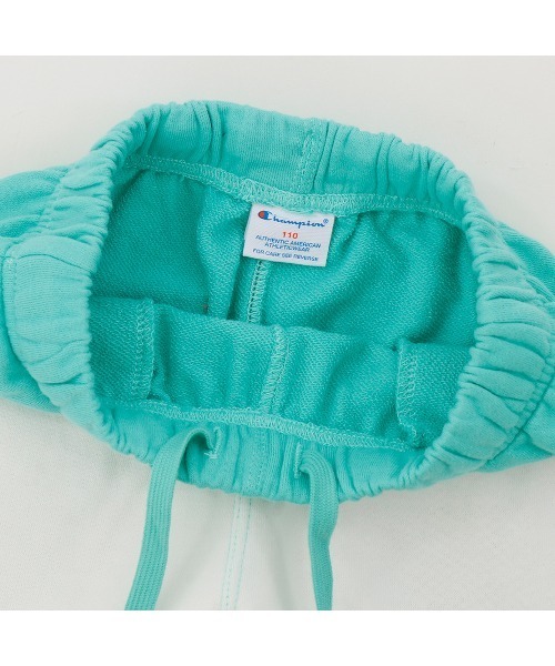 Champion（チャンピオン）の「【Champion/チャンピオン】キッズ キャンパス スウェットショーツ（スウェットパンツ・キッズ・グリーン/サックスブルー/オレンジ・110/130/100/120/140）」の13枚目の写真