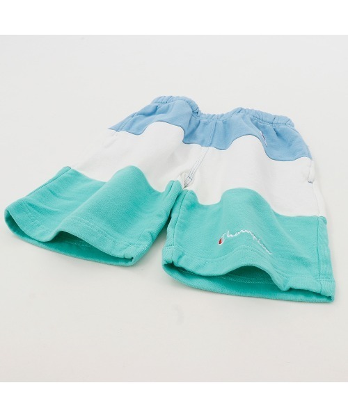 Champion（チャンピオン）の「【Champion/チャンピオン】キッズ キャンパス スウェットショーツ（スウェットパンツ・キッズ・グリーン/サックスブルー/オレンジ・110/130/100/120/140）」の19枚目の写真